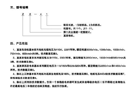 Z2直流電機(jī)(圖1)
